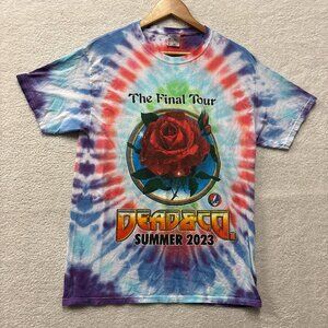 Dead & Company The Final Tour Mens M Colortone Tie Dye Summer 2023